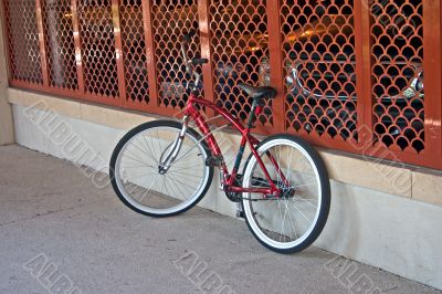 bike at parking garage