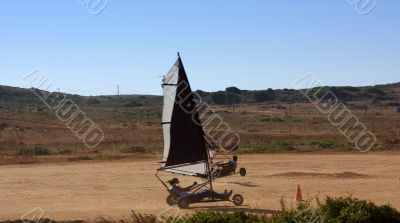 driving a blokart