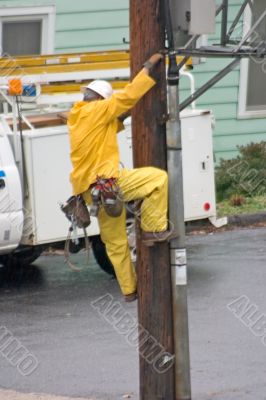 telephone repairman