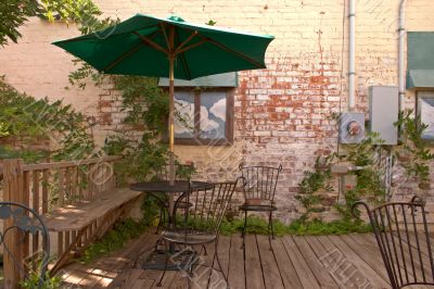 outdoor cafe dining