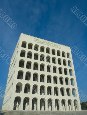 Square coliseum in Eur, Rome