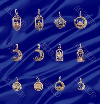Twelve Mohammedan simbols