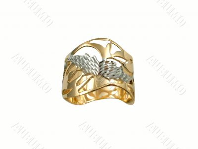 Big golden original ring