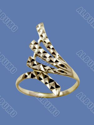 Ring in the form of a crown