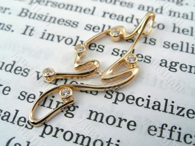 The open book and jewelry