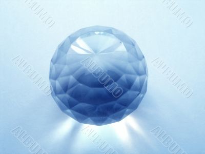 Sphere of rock crystal