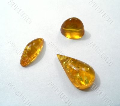 Gems. Variety Amber