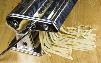 Pasta in the machine