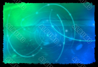 abstract galaxy waves