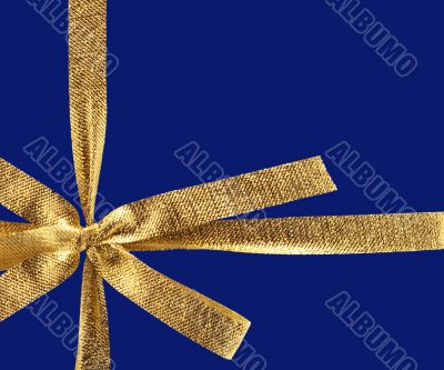 golden gift ribbon
