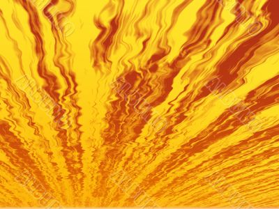 Yellow fog. Illustration