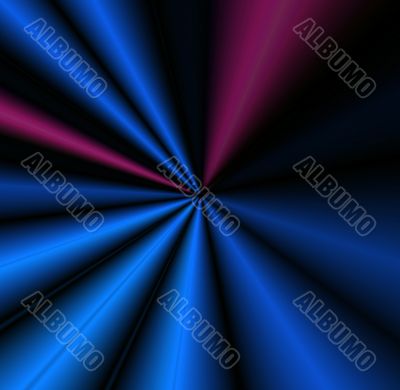 Abstraction color rays