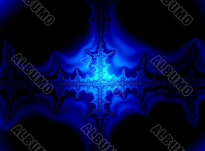 Blue glow background