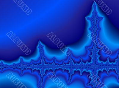 Blue glow background