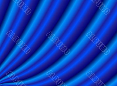 Abstraction blue background. Folds