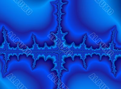 Blue abstraction pattern