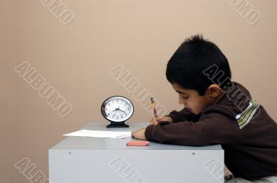 Taking a test