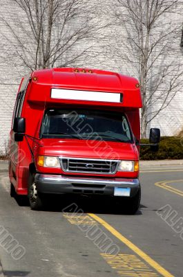 Red Service Van