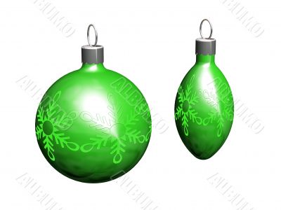 Christmas baubles