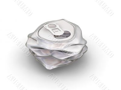Crushed can