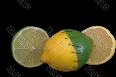 Stitched Lemon and Lime