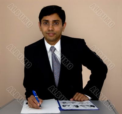 Signing a contract