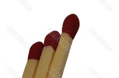 Three match sticks Three match sticks