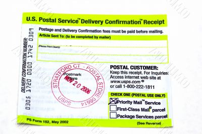USPS Delivery confirmation