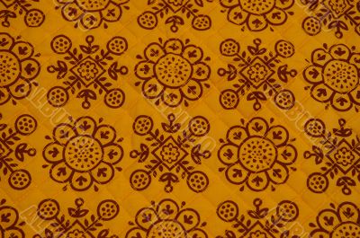 Fabric floral design Fabric floral design