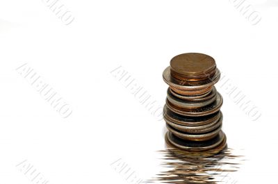 Pile of old coins Pile of old coins