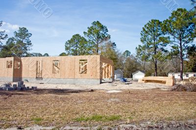 house during framing 4