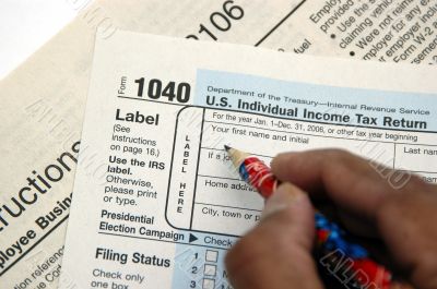 Filing tax return
