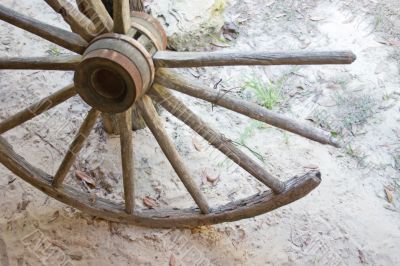 broken wagon wheel