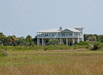 marsh view coastal home