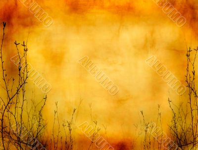 floral grunge background