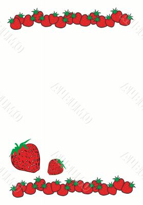 Strawberry background