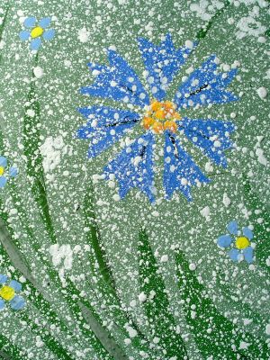 Painted flowers