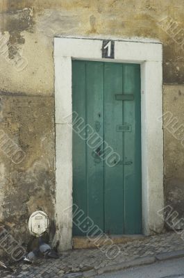 old grunge door