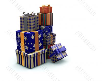 Stack of gifts