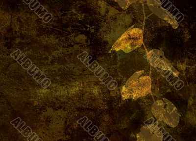 grunge floral background