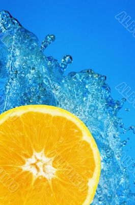 orange splash