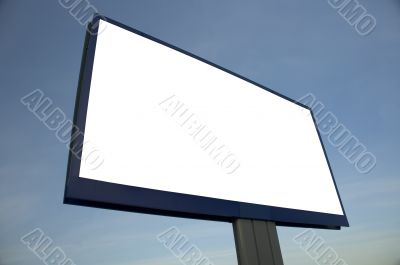 blank billboard, just add your text