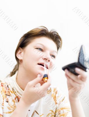 Woman doing a make-up #2