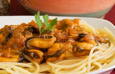 Seafood pasta