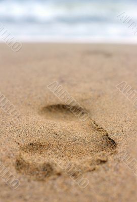 footprint on sand #2