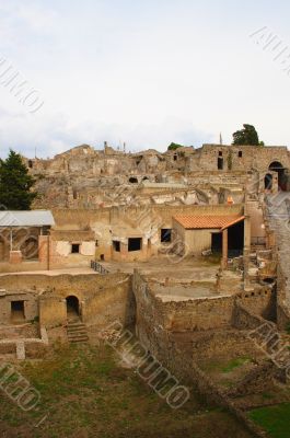 Italian town Pompeii view on ruins #2 Italian town Pompeii view on ruins #2