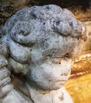 Face of Statue of a Child Face of Statue of a Child