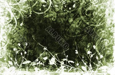 Floral grunge
