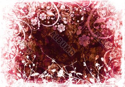 Floral grunge