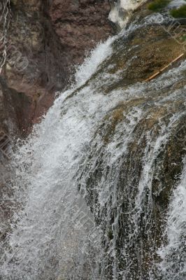 Paulina Falls, blurred, moving water